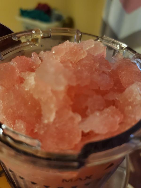 Raspberry lemonade icee