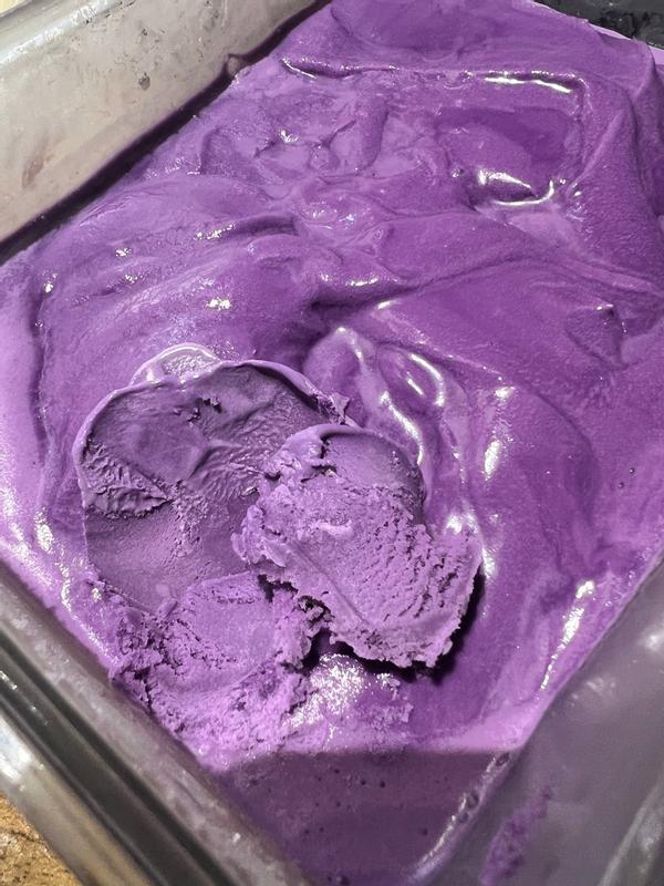 Ube ice cream