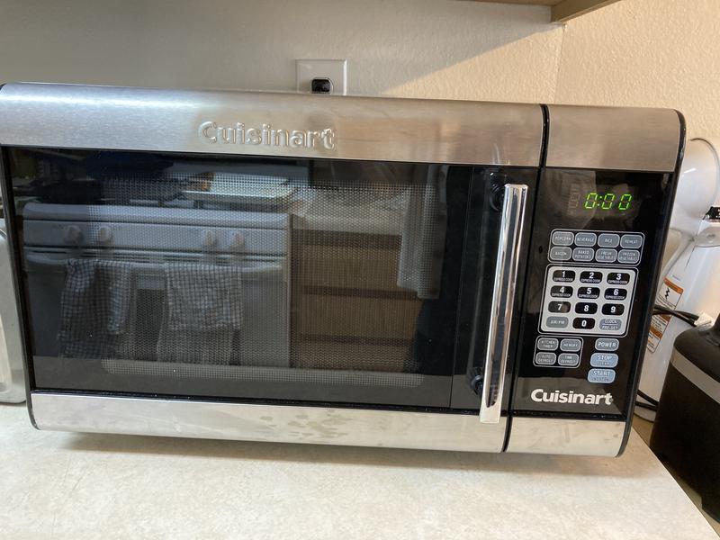 Cuisinart 1.0 cu. ft. Countertop Microwave in Stainless Steel CMW-100 - The  Home Depot