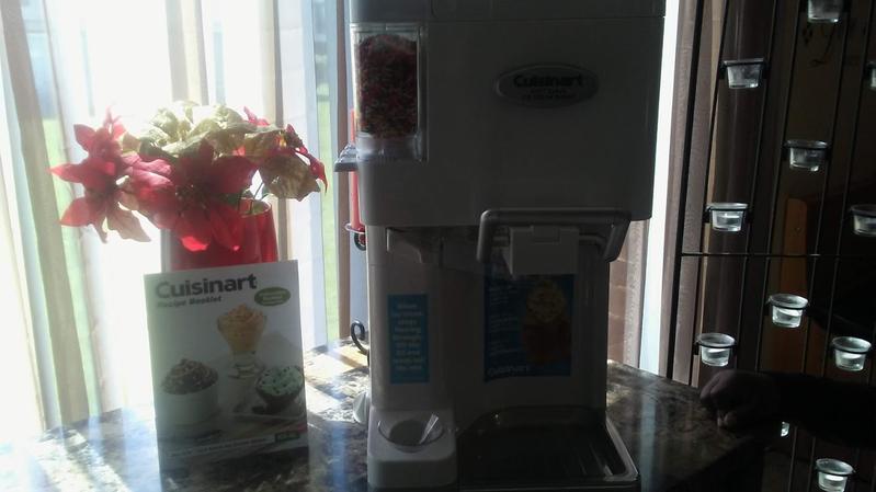 My new ice cream machine