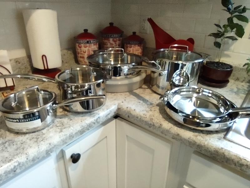 Cuisinart®  SmartNest Stainless Steel 11 Piece Cookware Set 