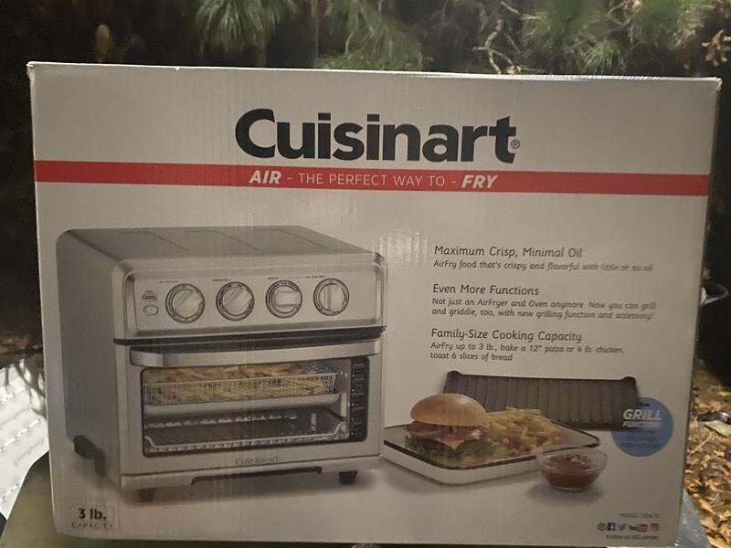 Cuisinart Air-Fryer Toaster Oven with Grill, Stainless, New, TOA-70 