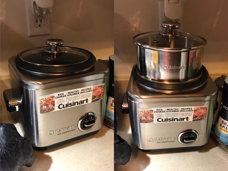 Cuisinart CRC400 4Cup Rice Cooker/Steamer Brushed Stainless Steel