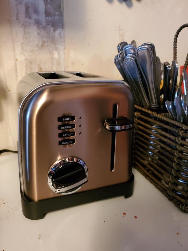 2 Slice Metal Classic Toaster - Preferred By Chefs 