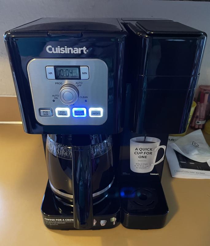 Cuisinart® Coffee Center™ SS12 Brew Basics Coffeemaker in Black Bed