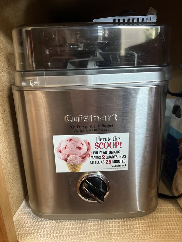 Pure Indulgence Frozen Yogurt-Sorbet & Ice Cream Maker - Cuisinart