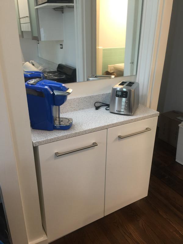 New toast and coffee counter