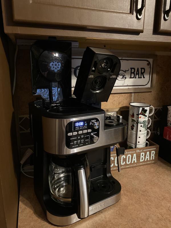  Cuisinart Coffee Maker Barista System, Coffee Center 4-In-1  Coffee Machine, Single-Serve Coffee, Espresso & Nespresso Capsule  Compatible, 12-Cup Carafe, Black, SS-4N1: Home & Kitchen