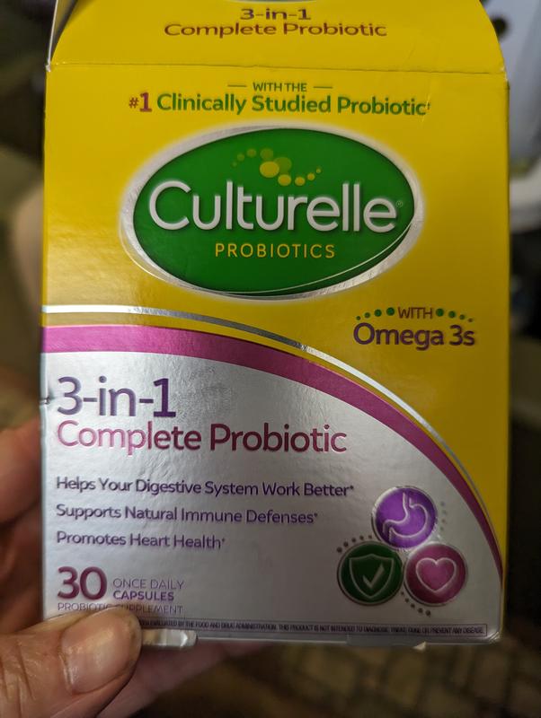 Culturelle® 3-in-1 Complete Probiotic Capsules