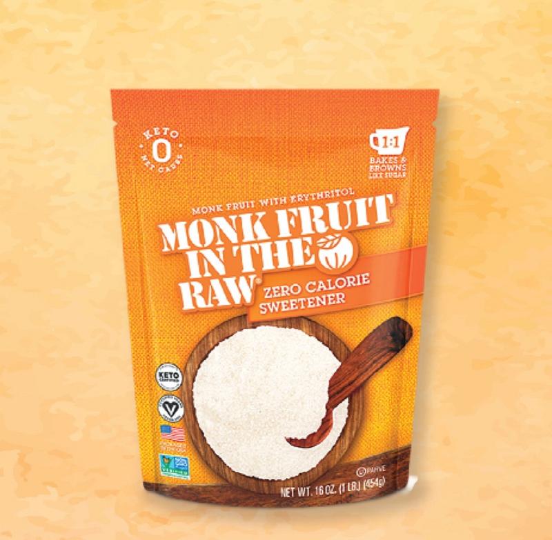 Organic Monk Fruit Sweetener 12 oz Pouch