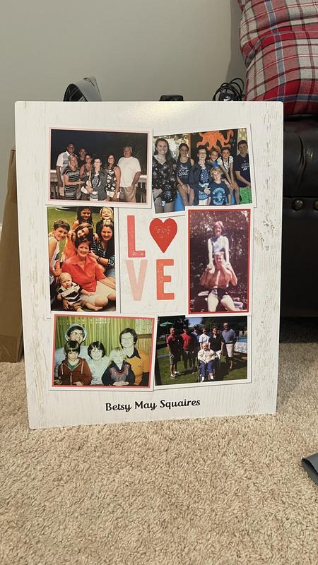 Collage Mounted Photo Panel, 4x6 Collage Photo Panels Photo