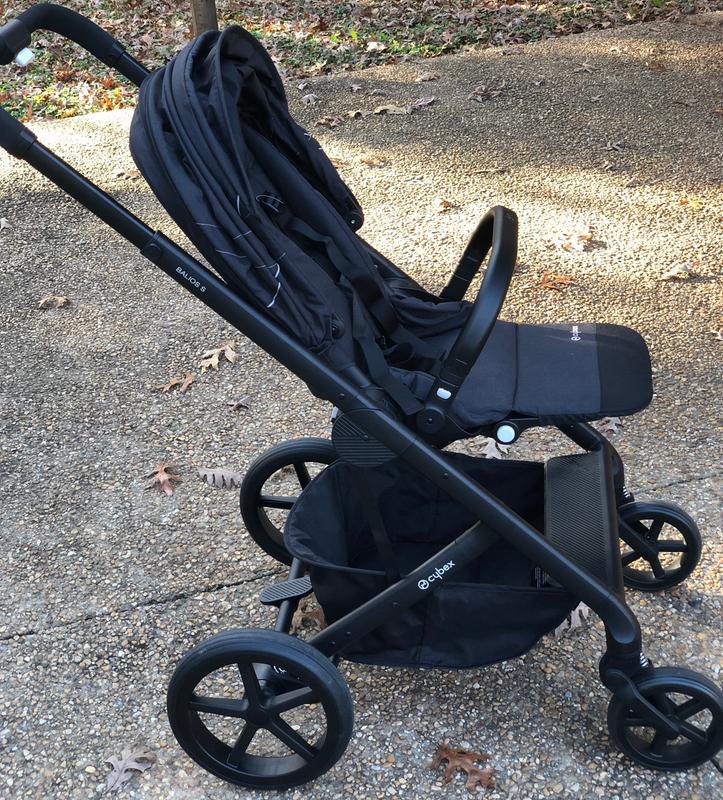 CYBEX Gold Balios S Lux Stroller in Deep Black