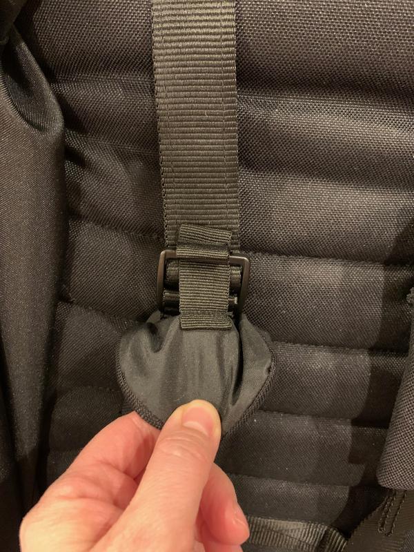 This is as far as the shoulder protector pulls away