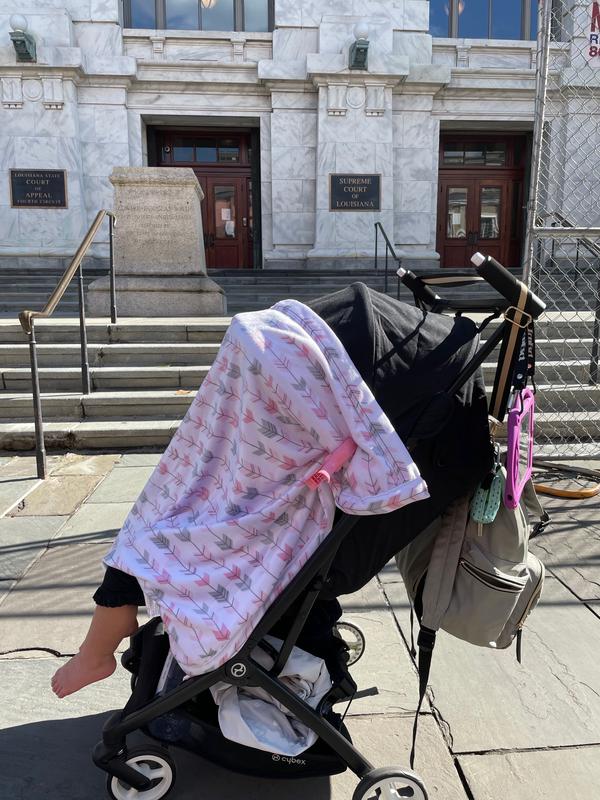 Sleeping in front of the Louisiana Supreme Court