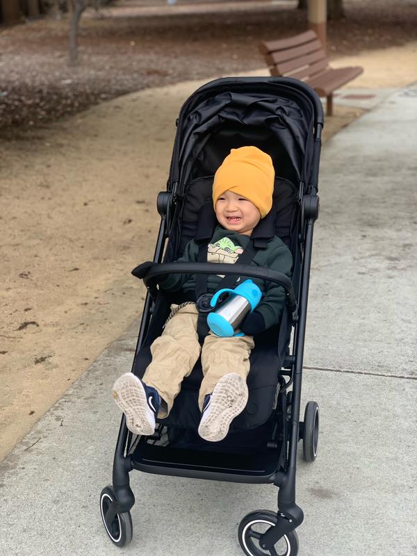 22 months, 36 inches, happy & comfy