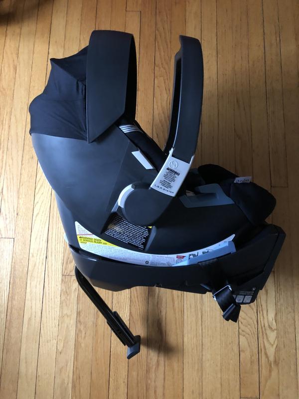 Car seat and base, ready for installation