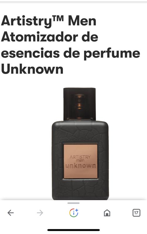 Artistry Men Atomizador de esencias de perfume Unknown