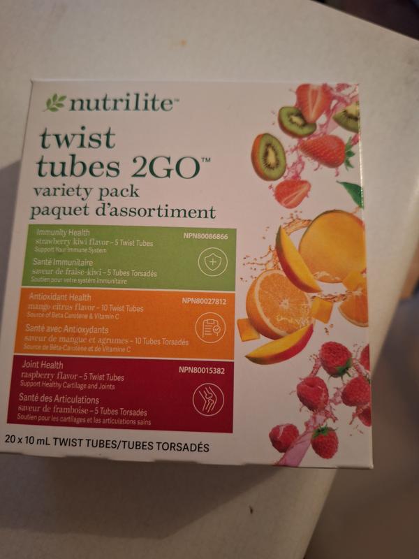 Nutrilite™ Twist Tubes 2GO™ – Joint Health - Raspberry