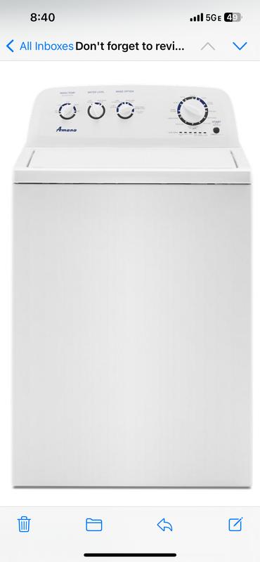 Amana Top Load Pair (AMN1469333K) - White Amana Top Load Pair (AMN1469333K) - White