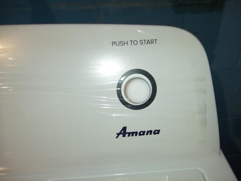 AMANA 6.5 cu. ft. Gas Dryer with Wrinkle Prevent Option - White