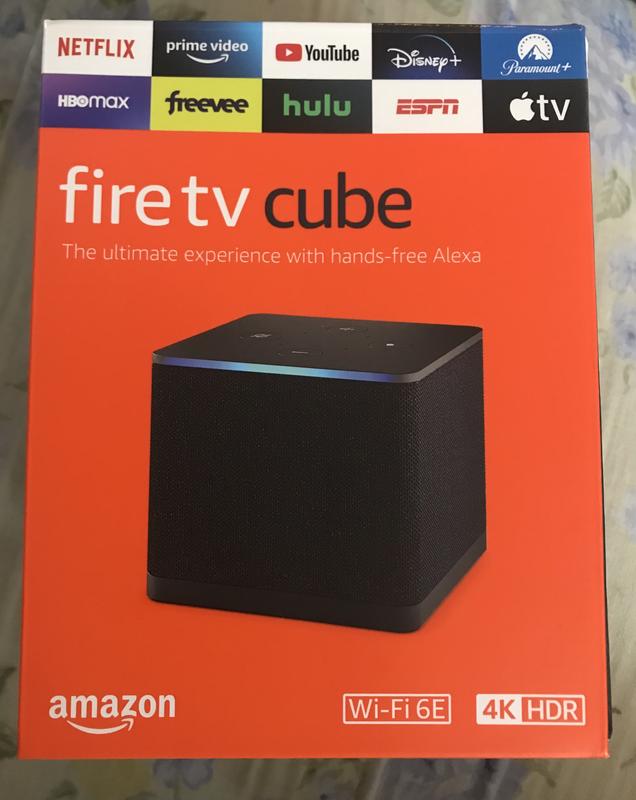 Fire TV Cube, Hands-free with Integrated Alexa, 4K Ultra HD, Media  Player