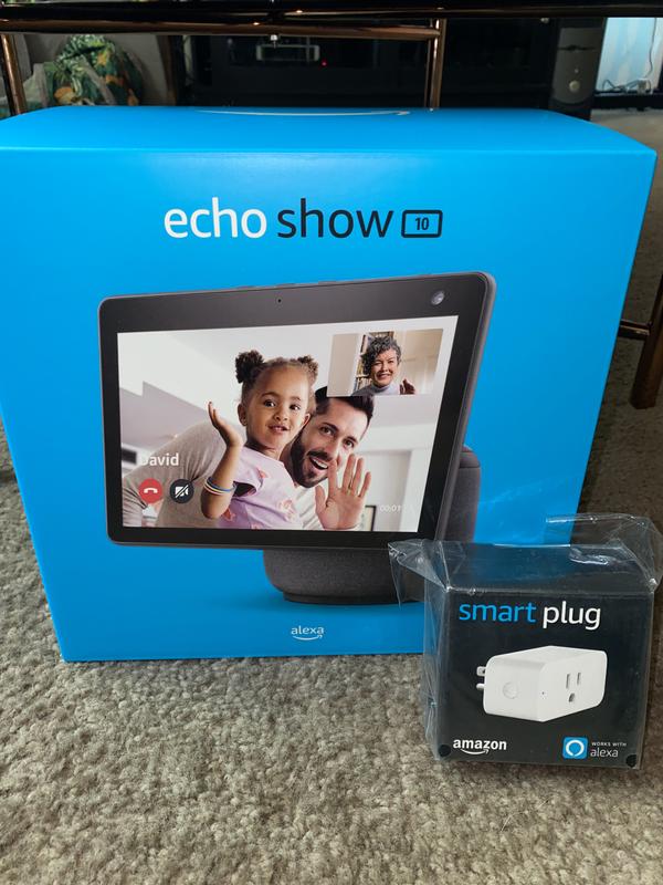 Echo Show 10 - Pantalla inteligente HD con movimiento y Alexa - Negro :  : Dispositivos  y Accesorios