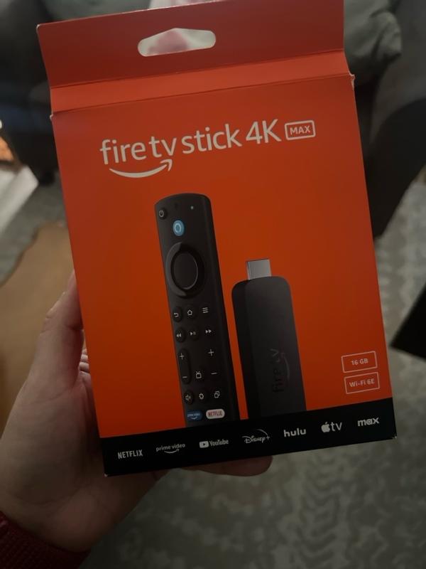 Fire TV Stick 4K Max streaming device, supports Wi-Fi 6E, Ambient  Experience, free & live TV without cable or satellite