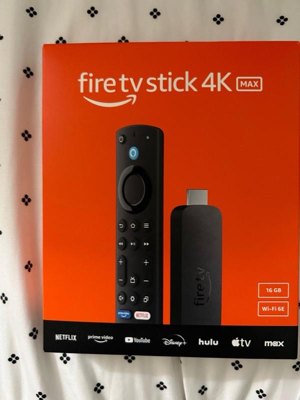 Fire TV Stick 4K Max 2nd Gen 16GB, Wi-Fi 6E Newest Model