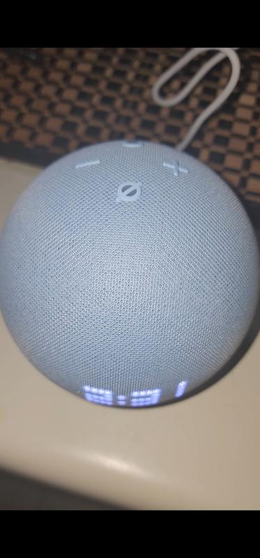 Echo Dot 5th Gen Smart Assistant Speaker with Clock - Blue - Exotique