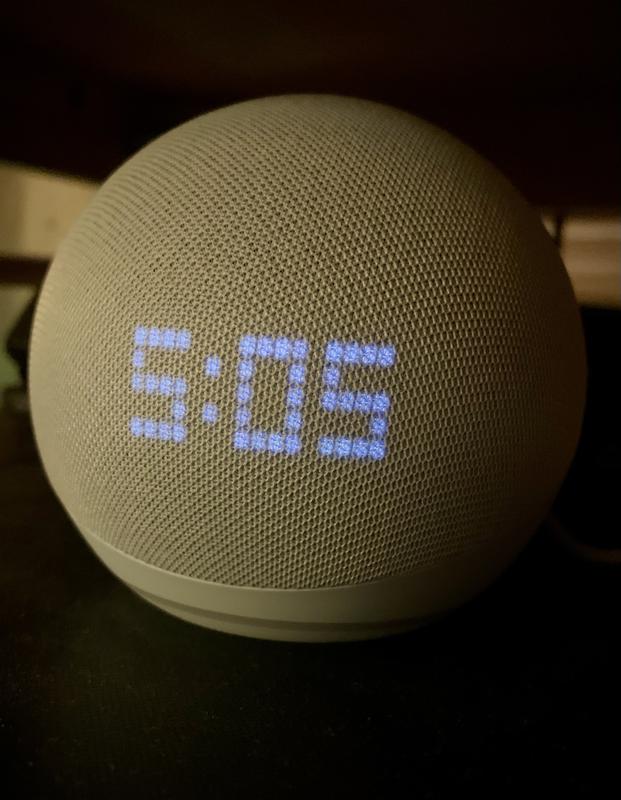 Necxus -  Echo Dot 5th Gen w/clock Alexa Pantalla Integrada Cloud Blue