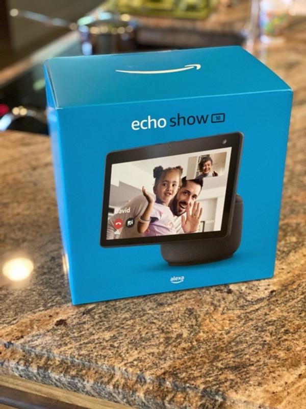 Echo Show 10 (3rd Gen.) Smart Speaker - Charcoal. New in Box  840080553399