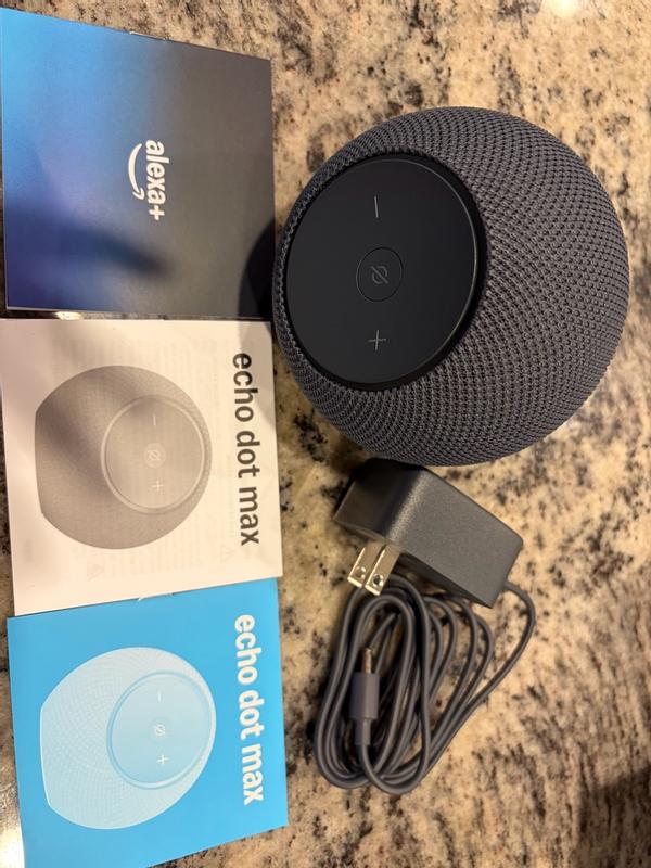Amazon Echo Dot Max, Stealth Gray (newest model), Alexa speaker