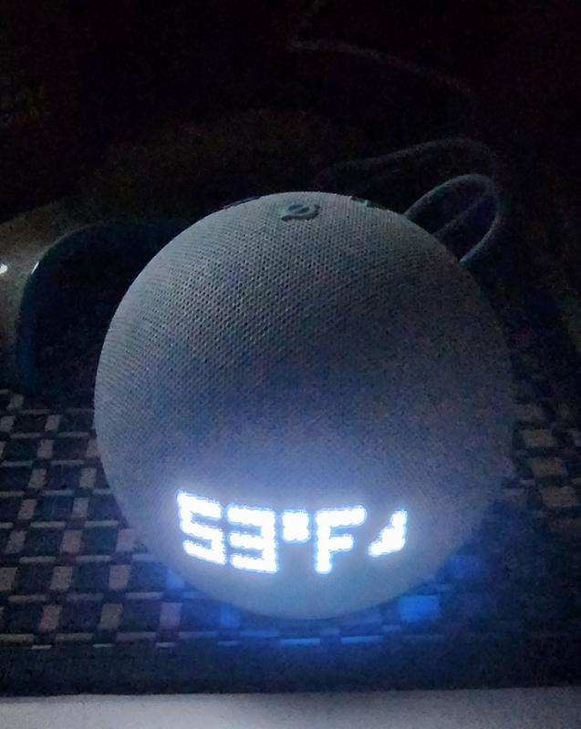 You can dim the lights for at night time!