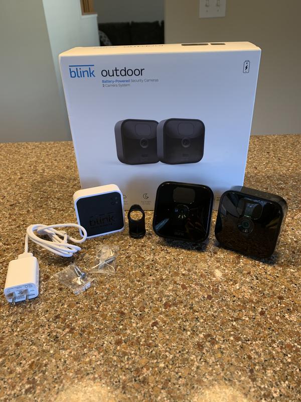 2 blink outdoor cameras