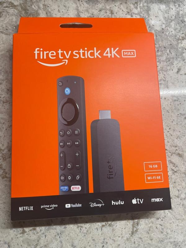 Fire TV Stick 4K Max streaming device, supports Wi-Fi 6E, Ambient  Experience, free & live TV without cable or satellite Black B0BP9SNVH9 -  Best