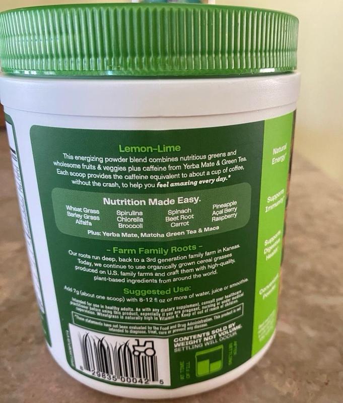 Lemon Lime - Greens Blend Energy Powder – Amazing Grass