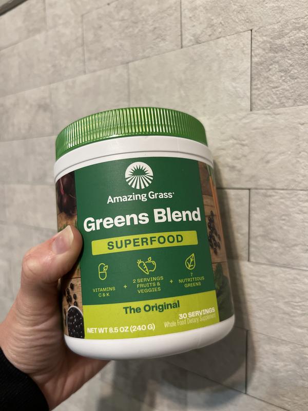 Amazing Grass Green Superfood, Original - 8.5 oz canister