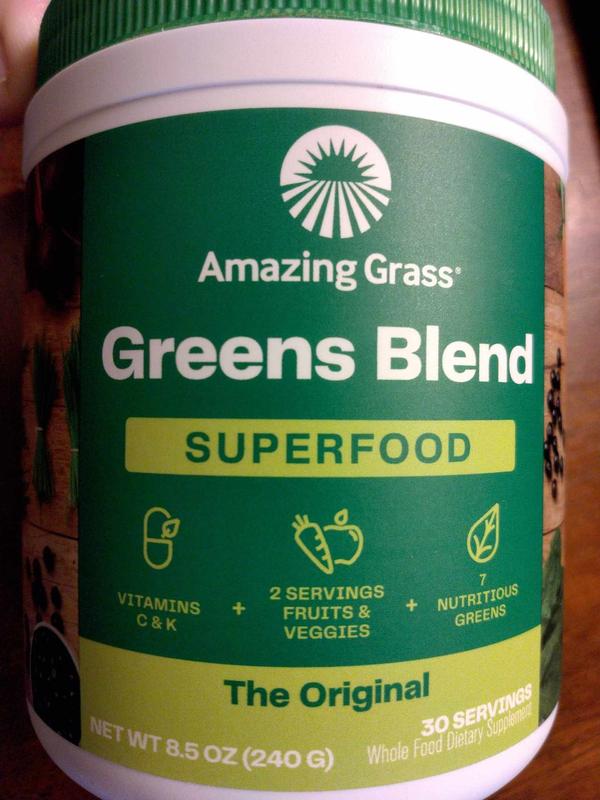 Amazing Grass Green SuperFood Powder, 100 Servings, Original - 28.2 oz jar