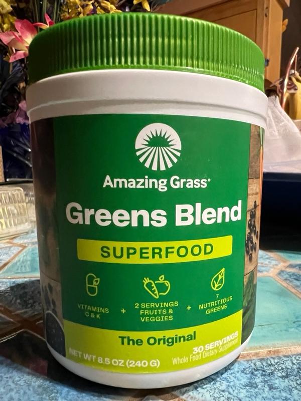 Super Greens Powder Greens Blend Nutrition Amazing Grass