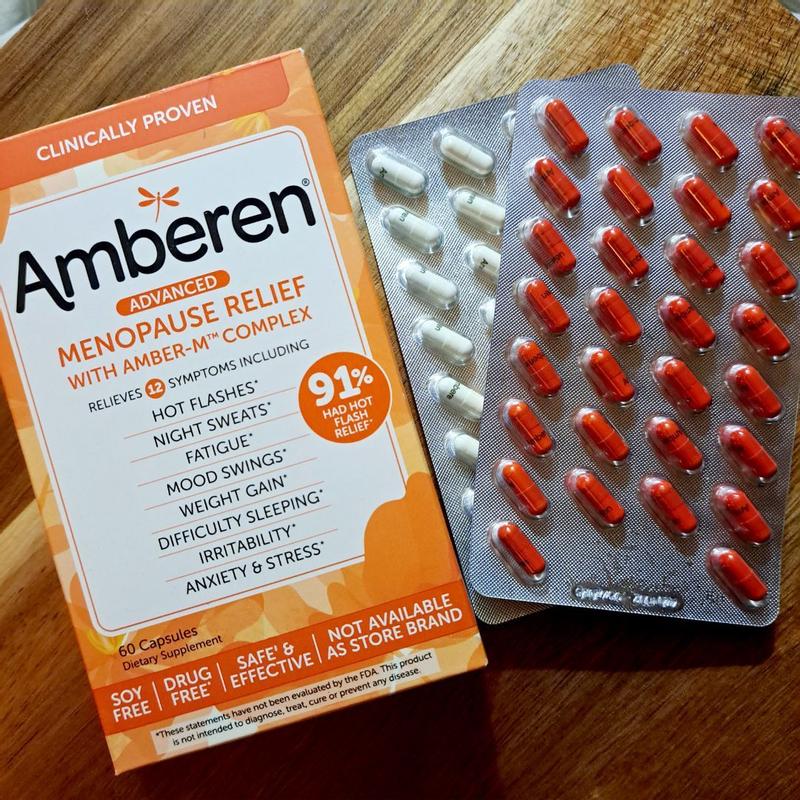 Amberen Advanced Menopause Relief Capsules Amberen