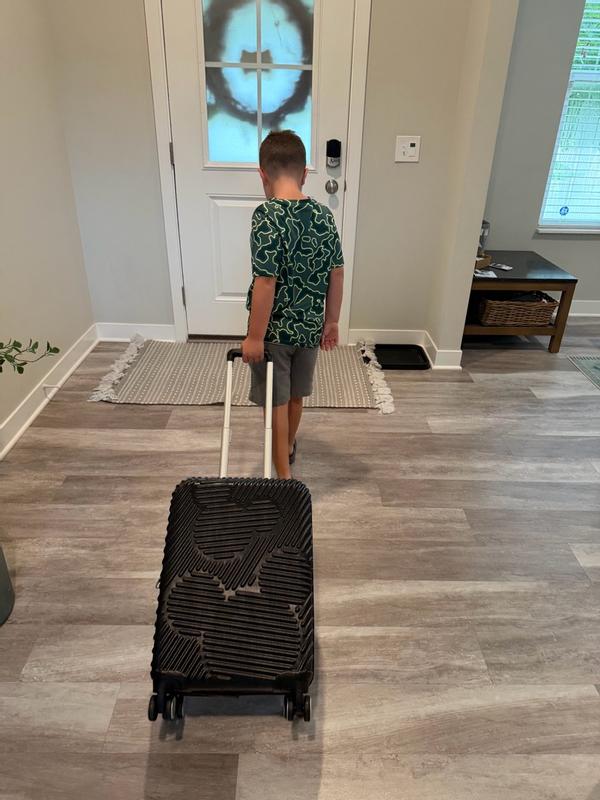 Customer photo for "Cute functional Mickey suitcase"