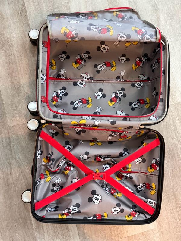 Customer photo for "Cute functional Mickey suitcase"