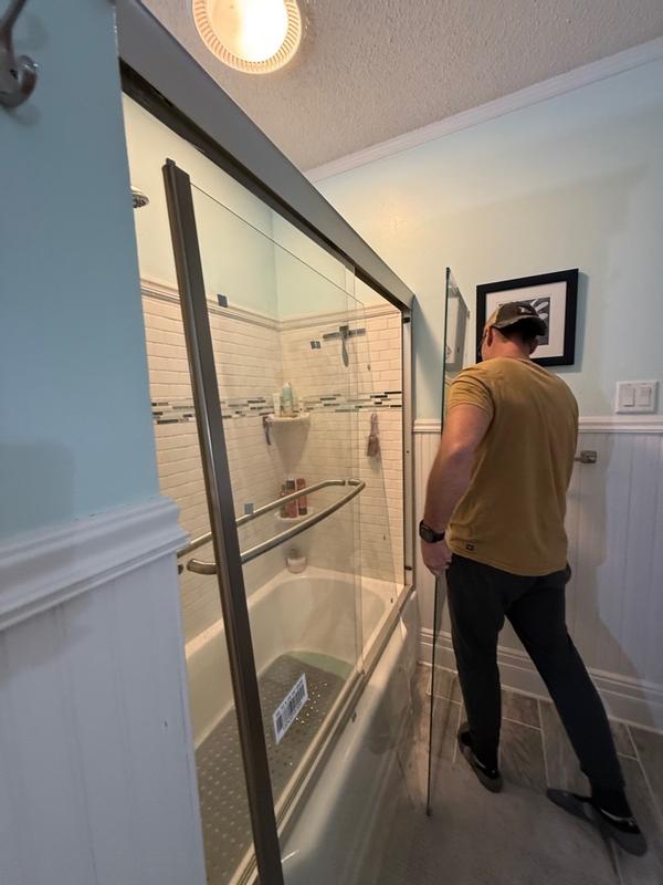 Manhattan 27-29 x 68 in. 6 mm Pivot Shower Door for Alcove