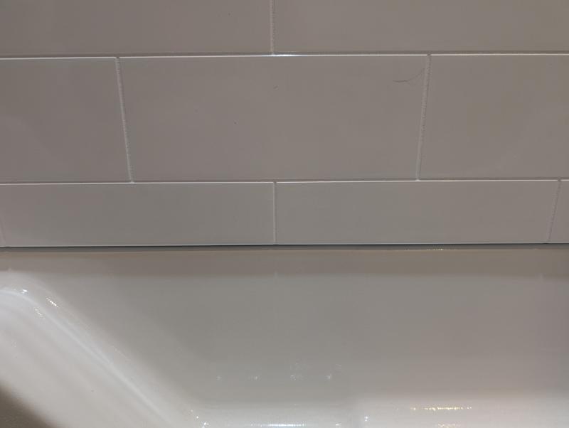 NexTile 6030 Direct-to-Stud Four-Piece Tub Wall Kit in White