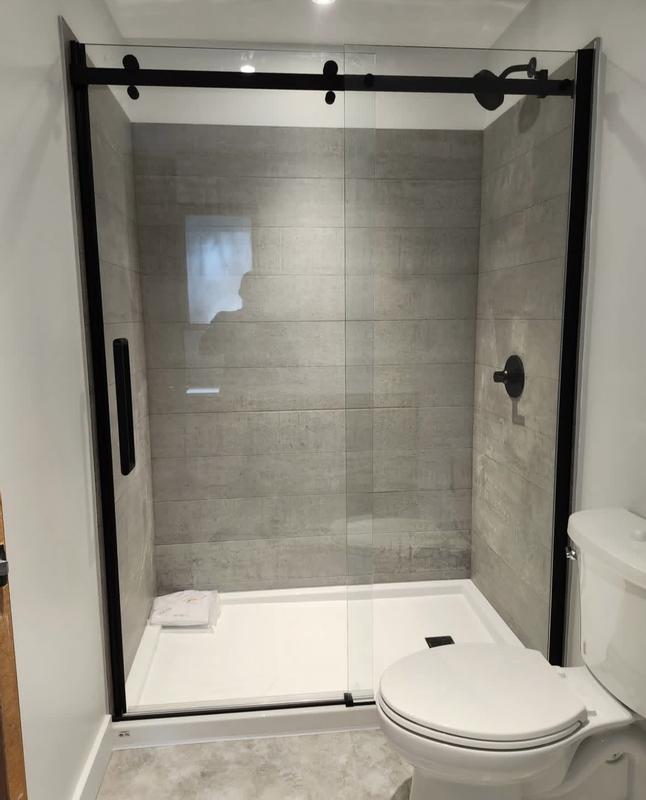 Utile 60 in. Composite Direct-to-Stud Back Wall in Erosion Bora