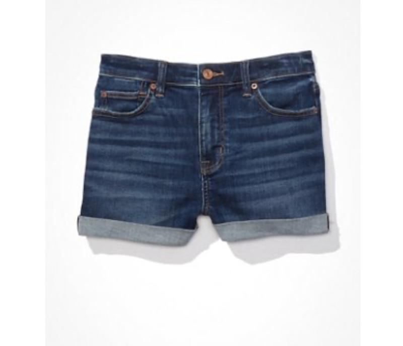 AE Ne(x)t Level Super High-Waisted Denim Short Short