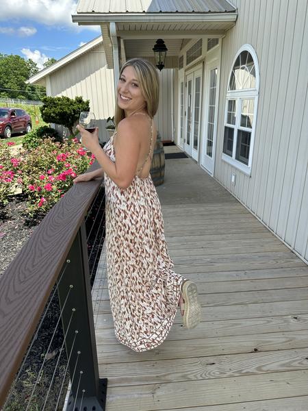Aerie Front Slit Maxi Dress | Aerie