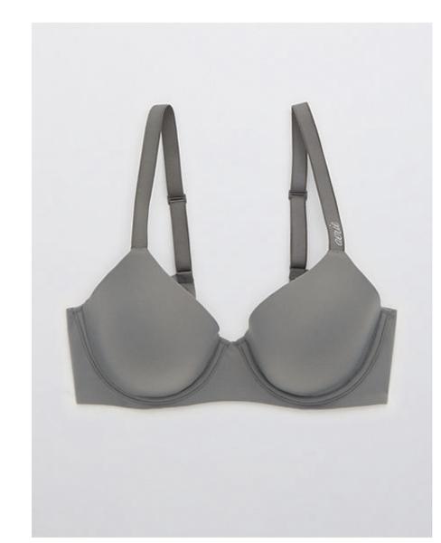 Aerie Size 32C Bra Gray Underwired Lined Lightly Adjustable