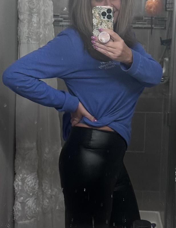 Leather look hot sale leggings canada