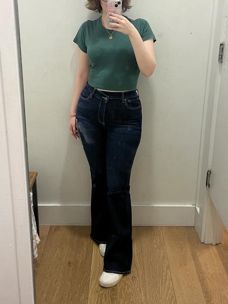 AE Next Level Super High-Waisted Flare Jean